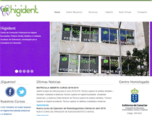 Tablet Screenshot of escuelahigident.com